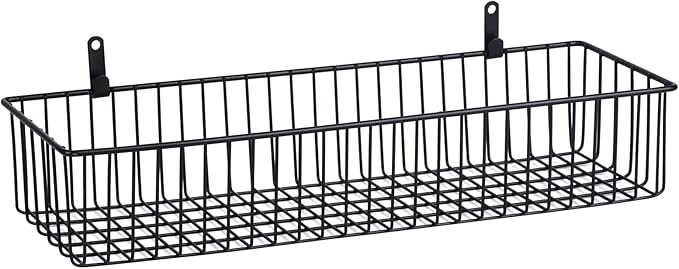 Wetheny Farmhouse Décor Metal Wire Organizer Storage Basket Bin(8 Pack)-Toilet Paper Storage-Organization and Storage for Bed