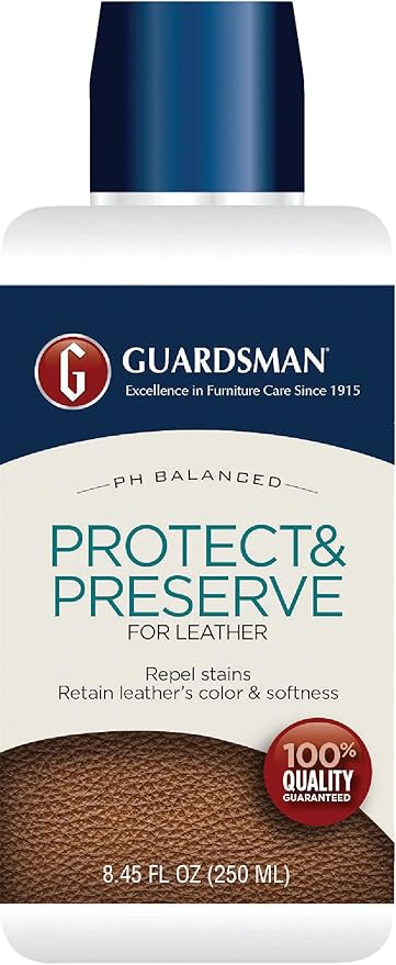 Guardsman Leather Care Bundle: Leather Cleaner and Leather Protector