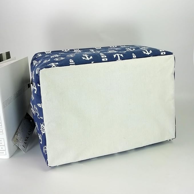 FANKANG Storage Basket,Nursery Hamper Canvas Laundry Basket Foldable with Waterproof PE Coating Storage, Office, Bedroom, Clo