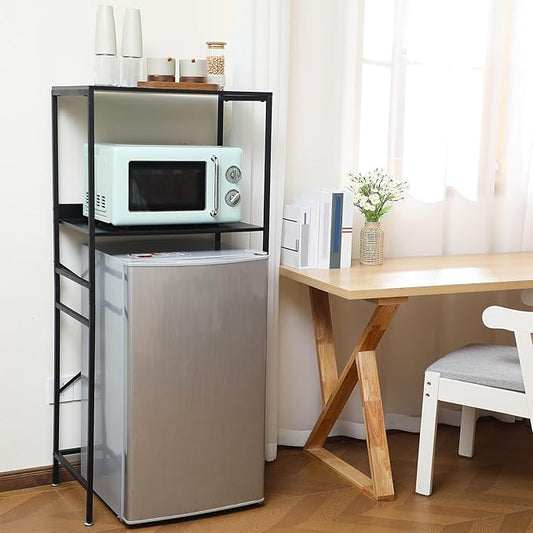 Weysat Dorm Essentials 1 Pcs Mini Fridge and Microwave Stand for Dorm 1 Pcs Mini Fridge Organizer Over The Refrigerator Stora