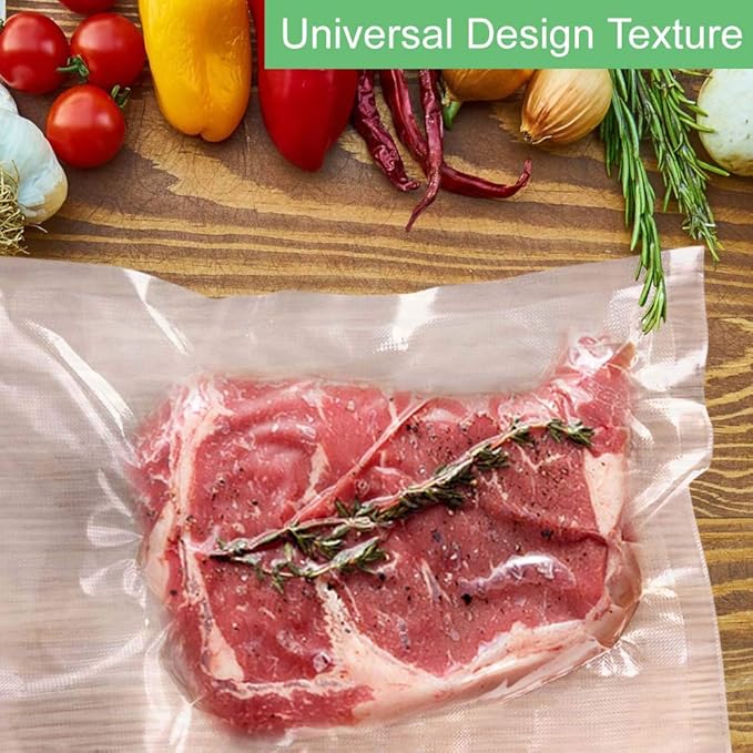 O2frepak 3 Pack 11"x20' Rolls Vacuum Sealer Bags Rolls with BPA Free,Heavy Duty Vacuum Sealer Storage Bags Rolls,Cut to Size