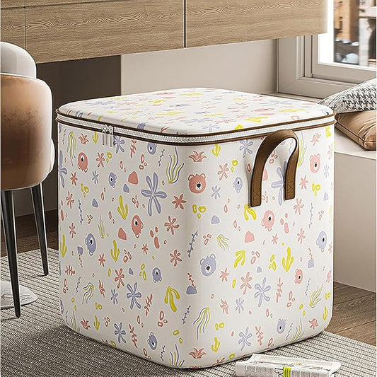 Clothes Storage Bag, Non-Woven Clothes Quilt Foldable Storage Bag, Multipurpose Large Capacity Lightweight Portable Wardrobe