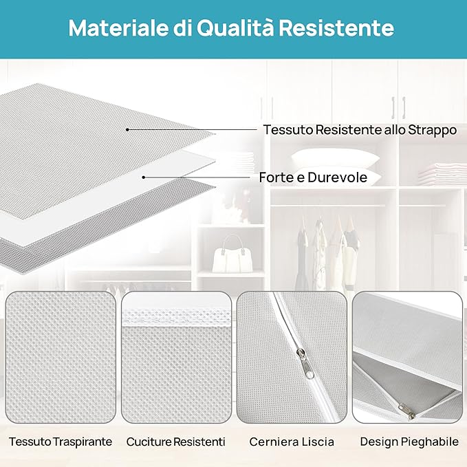 Vtopmart 12 Pack Baby Clothes Organizer, Dresser Drawer Organizer for Baby Clothing, Foldable Fabric Closet Drawer Storage Bi