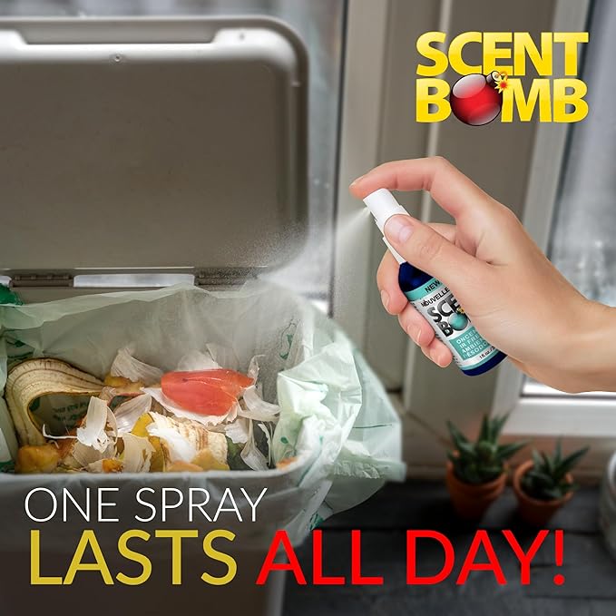 Scent Bomb Air Freshener Spray, Long-Lasting Odor Eliminator - Effective Deodorizer for Home & Car, Fresh Room Spray for Kitc