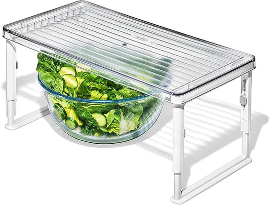 OXO Good Grips Adjustable Fridge Shelf Riser — Puriva