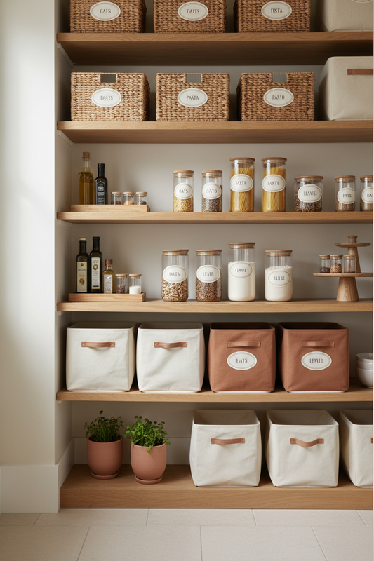 How I Fully Organized My Kitchen Pantry for Under $50 Using Budget Finds