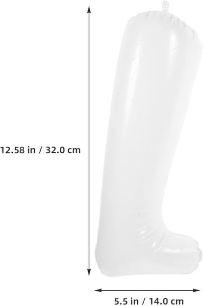 5 Pairs Inflatable Boot Trees and Boot Shapers Thickened Pvc Material 32cm Height and Supports and Stand Storage