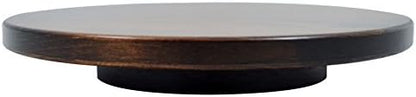 Rustic Red Door Co. Wooden Lazy Susan Turntable - Spinning, Solid Wood Lazy Susan Organizer - Turntable for Table Top/Counter