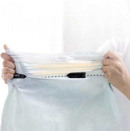 Vacuum Storage Bags for Clothing - NeatNest 6 Pack Flat Space Saver Bags, 3 Small+3 Medium, for Clothes, Towels, Sweaters, Du
