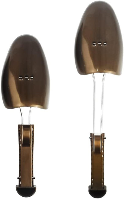 FONHERILI WAJJ 5 Pairs Plastic Shoe Tree Stretcher Shaper for Men Adjustable Length Shoes Boot Holder Shaper Support(Brown Men)