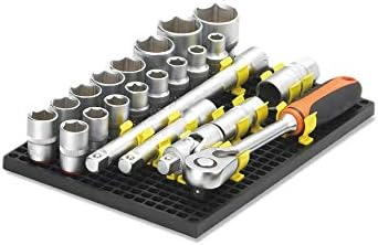 Organizer Genie - Four Black Pegboard Set to organize your Sockets, Wrenches, Pliers, Screwdrivers, Bits and All Other Tools