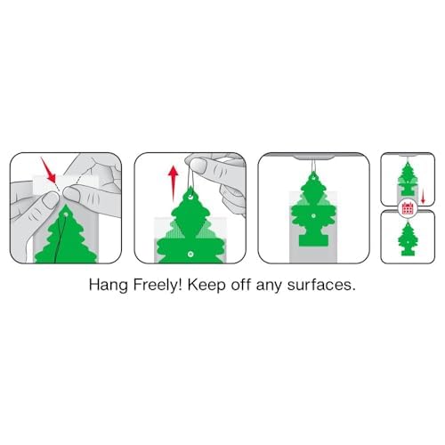 LITTLE TREES Car Air Freshener | Hanging Tree Provides Long Lasting Scent for Auto and Home | 24 Air Fresheners |Be Kind