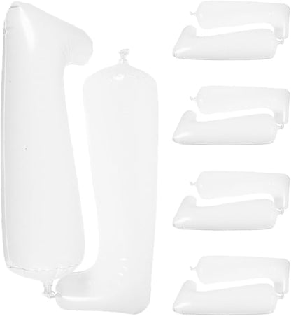 5 Pairs Inflatable Boot Trees and Boot Shapers Thickened Pvc Material 32cm Height and Supports and Stand Storage