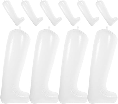 ARTIBETTER Inflatable Boot Shapers and Tall Boot Inserts Thick Pvc Material 32cm Mid-calf Height 5 Pairs and Storage