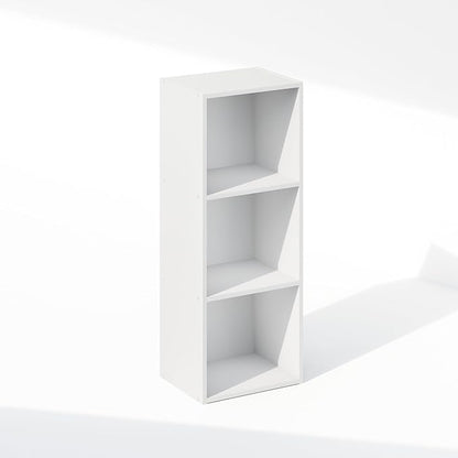 Furinno Reed Closet Organizers and Storage, 3-Tier Closet Organizer, Open Shelf Closet Storage, for Wardrobe, Bedroom, Living