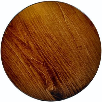 Rustic Red Door Co. Wooden Lazy Susan Turntable - Spinning, Solid Wood Lazy Susan Organizer - Turntable for Table Top/Counter