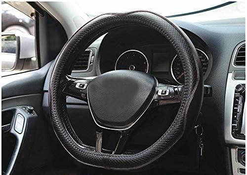Mayco Bell Flat Bottom Steering Wheel Cover Anti-Slip,Safety,Soft,Breathable,Durable,Full Surround,Comfortable Grip Microfibe