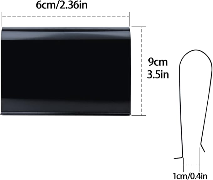Car Air Freshener Visor Clip Compatible with Drift Car Air Freshener, Auto Accessories, Vehicle Sun Visor Metal Clip, Black, 