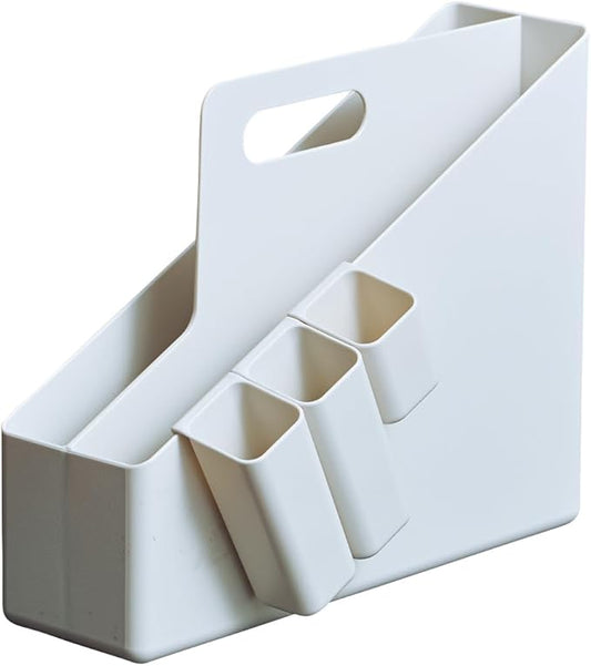 Tenma A4 File Box for Carrying Documents and Small Items Together, Fits File Box, Can Be Placed Vertically or Horizontally, I