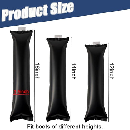 Boot Shaper Inserts, Inflatable Travel Boot Trees Stands,Multiple Size Options to Hold Upright,Portable Form Holders