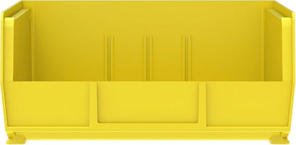 Akro-Mils 30235 AkroBins Plastic Storage Bins, Space-Saving Stackable Bins for Garage, Pantry, Craft Organization, 11" x 11" 