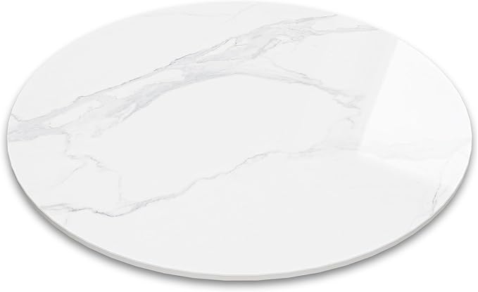 31.5" Lazy Susan Turntable – 360° Sinteredstone Silent Anti-Slip Turntable, Table Top Centerpiece for Kitchen, Pantry, Spice 