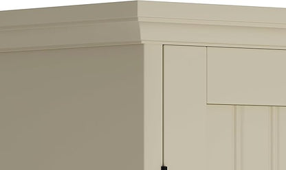 ChooChoo Bathroom Wall Cabinet, Over The Toilet Space Saver Storage Cabinet, Medicine Cabinet with 2 Door and Adjustable Shel