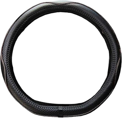 Mayco Bell Flat Bottom Steering Wheel Cover Anti-Slip,Safety,Soft,Breathable,Durable,Full Surround,Comfortable Grip Microfibe