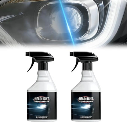 Automotive Headlamp Restoration Fluid Kit, 2026 Upgrade Car Coating Spray Headlight Restoration Kit,Headlight Cleaner And Res
