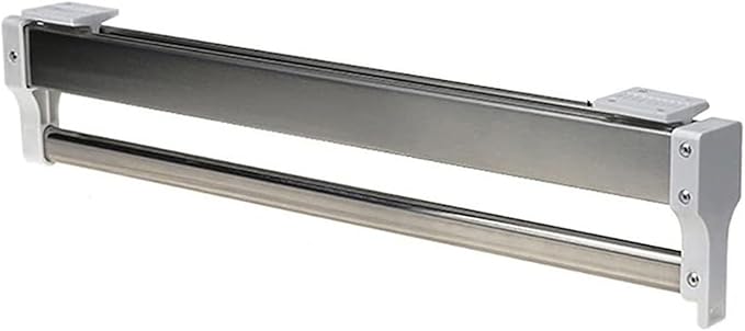Pull Out Clothes Rail Extendable Clothes Rail - Sliding Wardrobe Closet Rod, Adjustable Wardrobe Clothes Rail, Steel Sliding 