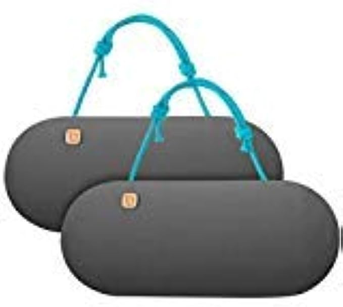 Car Air Freshener - Lasts 365+ Days - No Chemicals - 100% Activated Bamboo Charcoal - No Fragrance Deodorizer, Auto Odor Elim