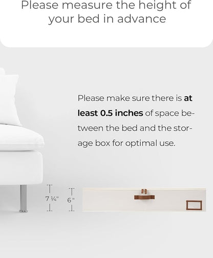 StorageWorks Large Under Bed Storage Containers, Under Bed Storage with Wheels