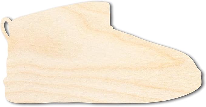 Unfinished Wood Winter Boot Shape | DIY Craft Cutout | up to 46" DIY 12" / 1/2"