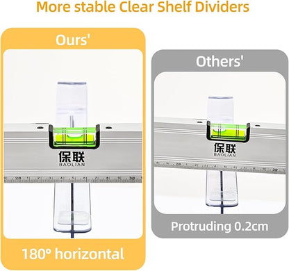Shelf Dividers，Vertical Purse Organizer for Closet，Thickened and Sturdy Shelf Organizer for Sweater, Shirts, Handbags,8" Tall