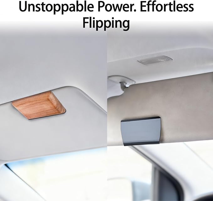 Car Air Freshener Visor Clip Compatible with Drift Car Air Freshener, Auto Accessories, Vehicle Sun Visor Metal Clip, Black, 