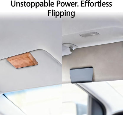 Car Air Freshener Visor Clip Compatible with Drift Car Air Freshener, Auto Accessories, Vehicle Sun Visor Metal Clip, Black, 