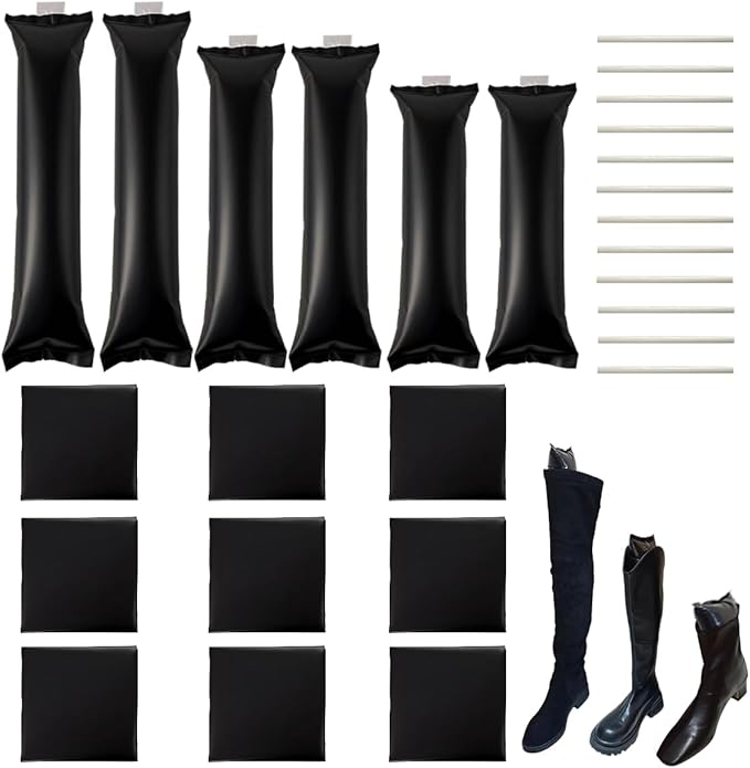 Boot Shaper Inserts, Inflatable Travel Boot Trees Stands,Multiple Size Options to Hold Upright,Portable Form Holders