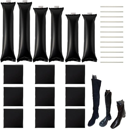 Boot Shaper Inserts, Inflatable Travel Boot Trees Stands,Multiple Size Options to Hold Upright,Portable Form Holders