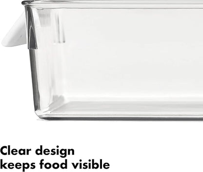 OXO Good Grips Fridge Organization Bin 8 in x 10 in - for Deli Meats, Cheeses, Loose Fruits and More