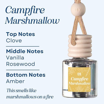 C&E Craft Co Hanging Car Air Freshener Diffuser 2 Pack, Long Lasting Fragrance Oil Car Freshener, Glass Bottle Auto Air Fresh
