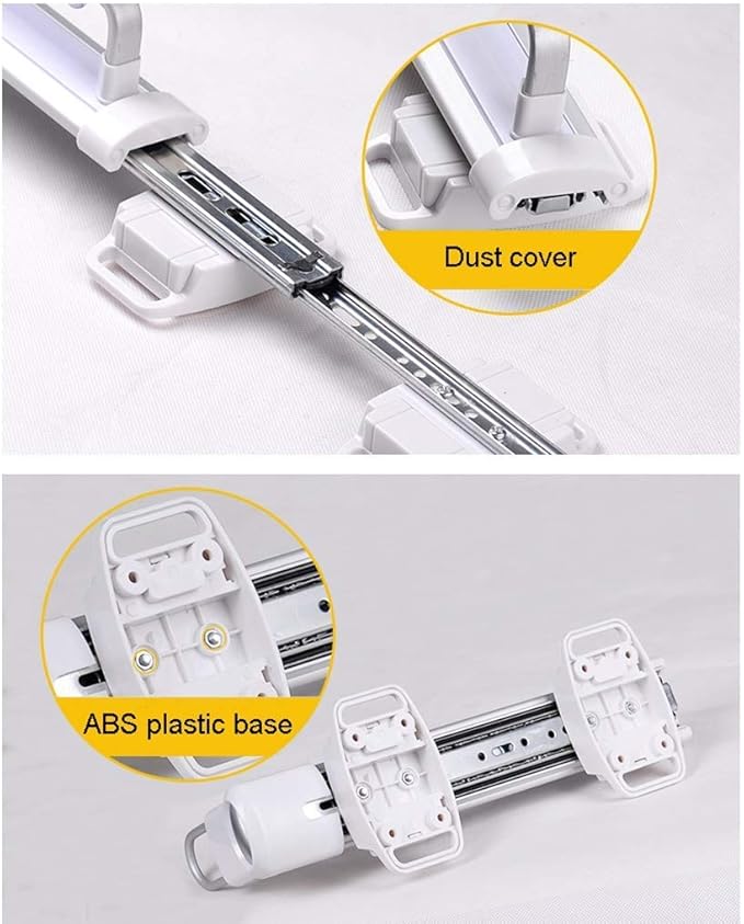 Pull Out Clothes Rail,Extendable Hanger with Ball Sliding Rail,Length 25Cm,30Cm,36.5Cm,46.5Cm,Closet Organizer Rack,35.6cm