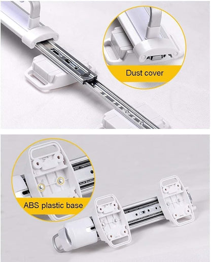 Pull Out Clothes Rail,Extendable Hanger with Ball Sliding Rail,Length 25Cm,30Cm,36.5Cm,46.5Cm,Closet Organizer Rack,35.6cm