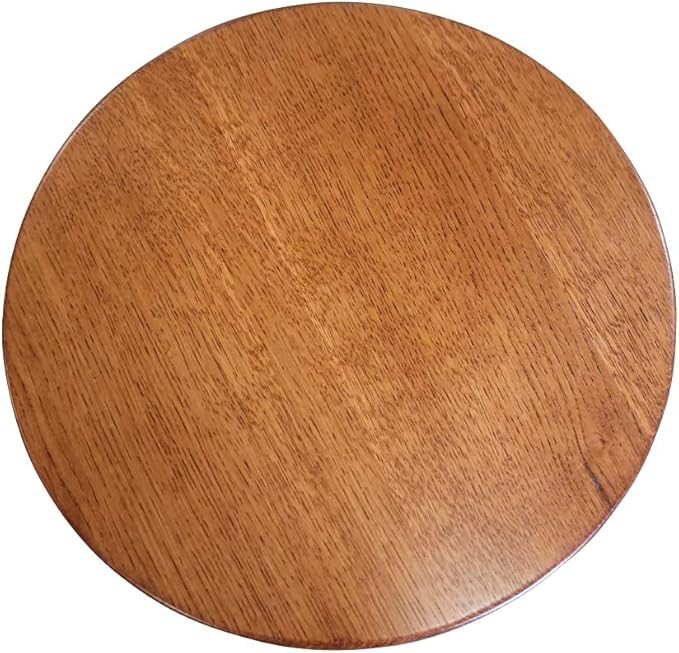 Rustic Red Door Co. Wooden Lazy Susan Turntable - Spinning, Solid Wood Lazy Susan Organizer - Turntable for Table Top/Counter
