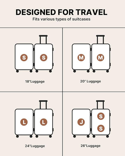 Vacuum Seal Bags for Clothing Travel, VINTAR 12 Pack Vacuum Storage Bags with Rechargeable Wireless Pump, Space Saver Bags(3 