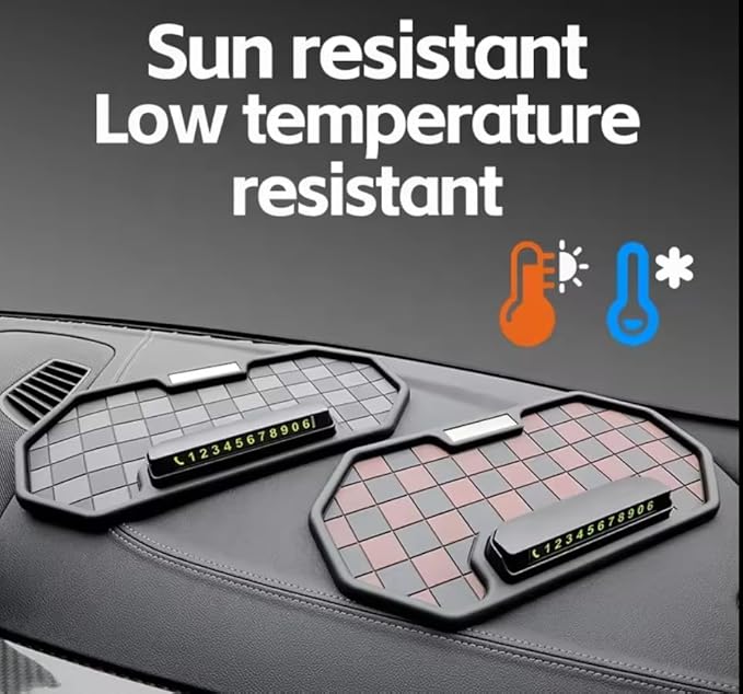 Yourkarts Anti-Slip Car Dashboard Mat for Phone, Universal Non-Slip Sticky Rubber Pad, Superior Anti-Slip Technology (Octagon
