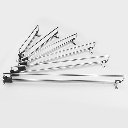 Wardrobe Chrome Pull Out Retractable Wardrobe Clothes Hanger Rail Towel Coat Racks Closet Rod, Extending Rail, Clothes Storag