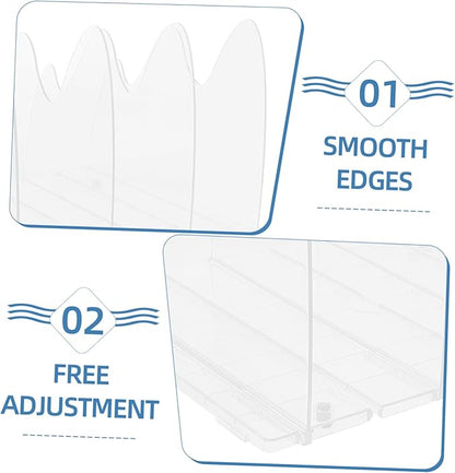 Garneck Hanging Closet Organizer Storage Box Shelf Dividers Closet Shelf Divider