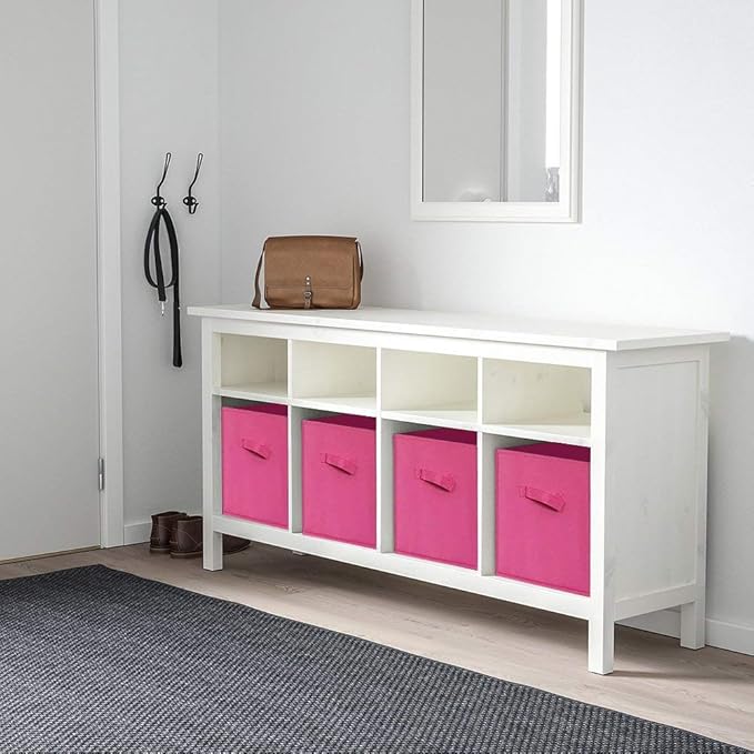 ShellKingdom Storage Bins, Foldable Fabric Storage Cubes And Cloth Storage Organizer Drawer For Closet And Toys Storage, 6 Pa