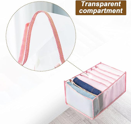 5PCS Wardrobe Clothes Organizer - Foldable Closet Drawer Organizer for Clothes, Portable Closet Organizers and Storage Bins, 