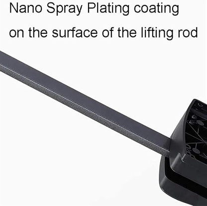 Pull-Down Hanger Extendable Pull Out Closet Rod - Pull-Down Wardrobe Clothes Rail, Extendable Wardrobe Rail Tube Rod, Hanging